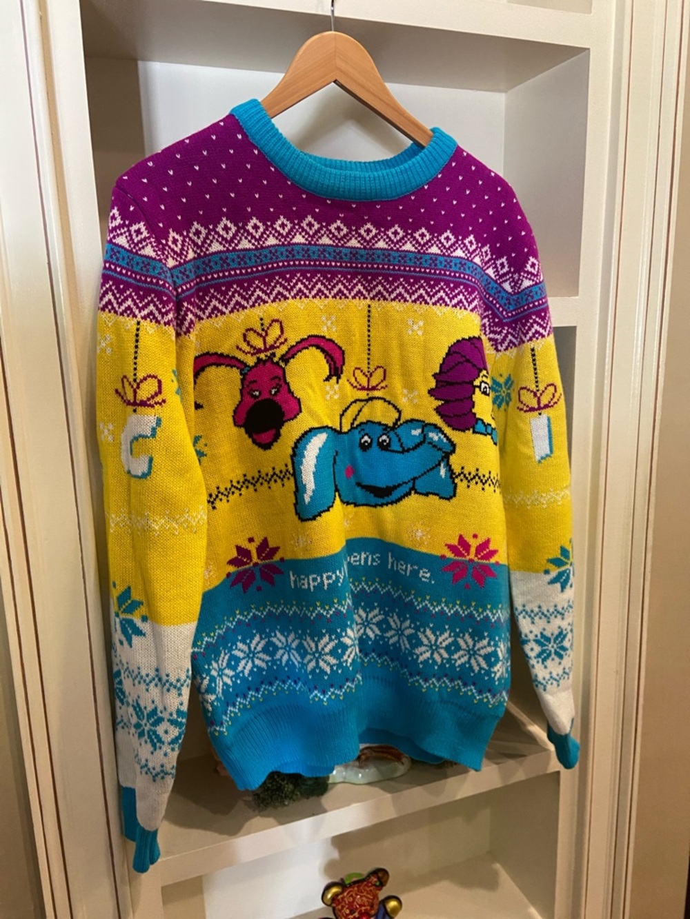 Roody size large learning experience ugly Christmas sweater